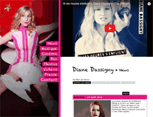 Tablet Screenshot of dianedassigny.com